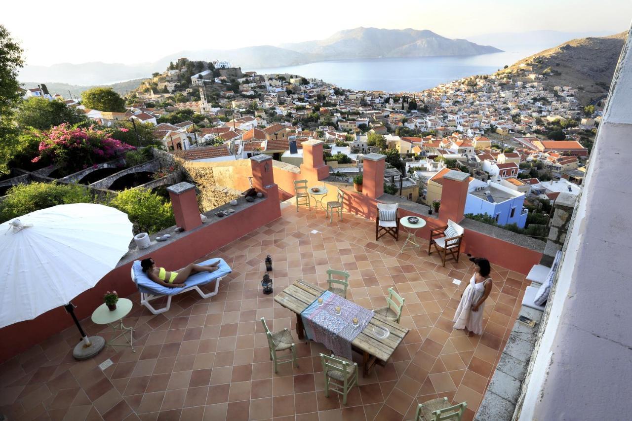 Vila Astradeni Symi Exteriér fotografie