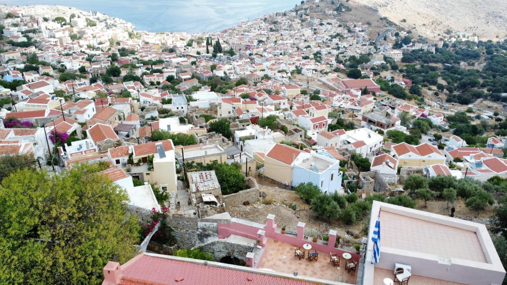 Vila Astradeni Symi Exteriér fotografie